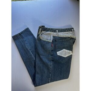 Vintage Women's Jeanjer Tapered Leg High Rise Jeans Sz 28x30‎ 90s